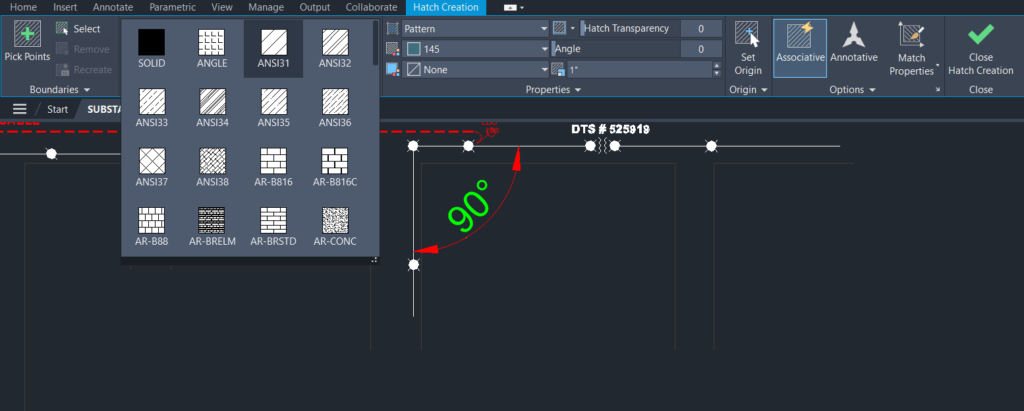 how to add Hatch patterns in AutoCAD