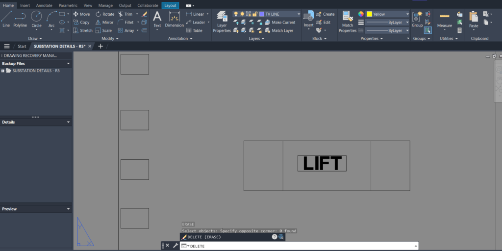 How to delete a block in AutoCAD