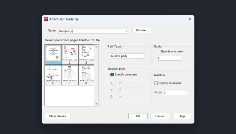 How to Scale a pdf in AutoCAD - Easy Method - Autocad Everything