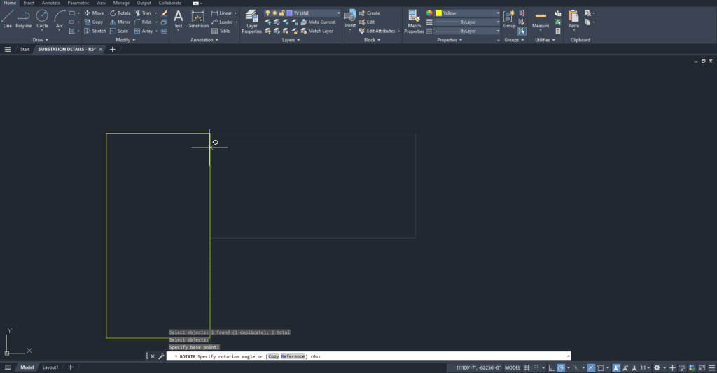 how to rotate a viewport in autocad