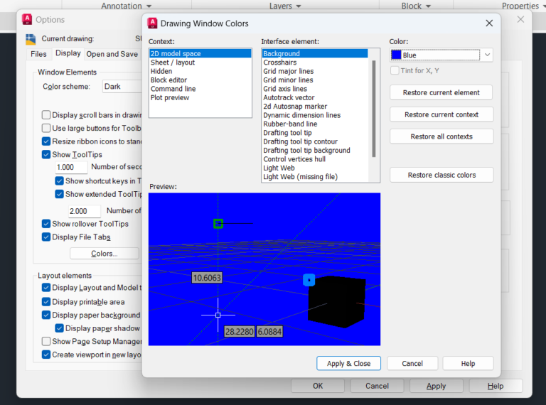 Autocad Background Color Hex Code How to change background color in AutoCAD - Easy Method - Autocad ...