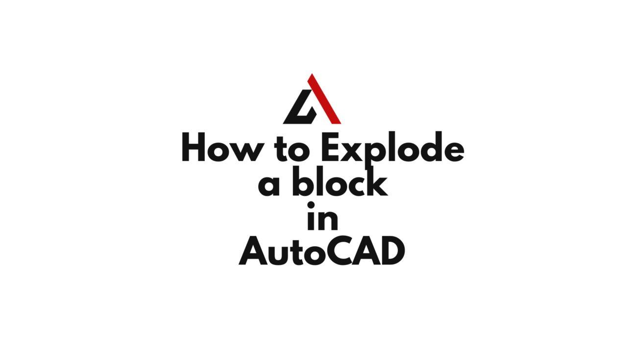 How to Explode a block in AutoCAD Easy Method Autocad Everything