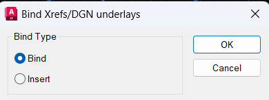 how to bind xrefs in autocad
