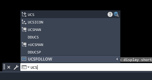 autocad ucs