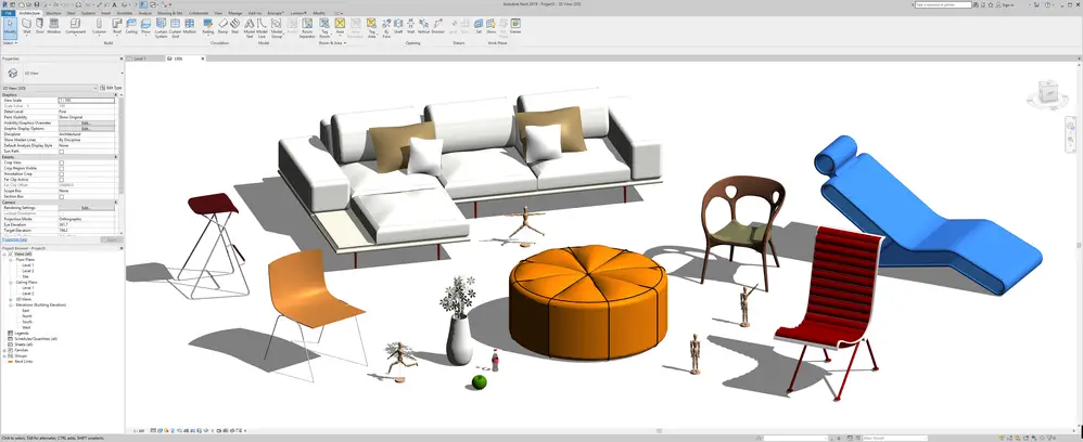 Revit Furniture Families