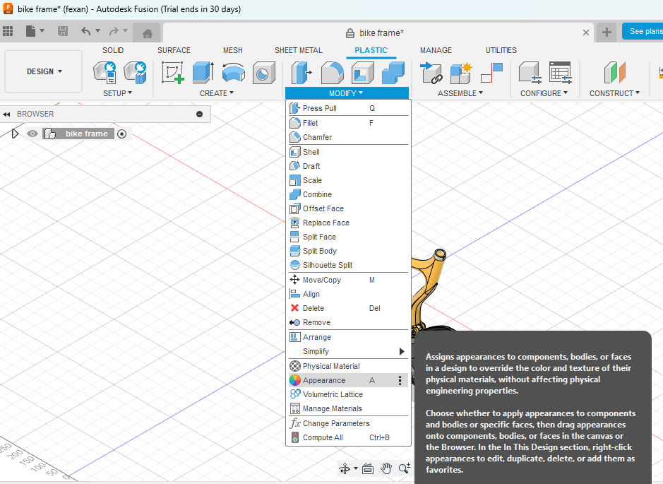 How to Change Material in Fusion 360