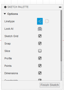 Fusion 360 construction line